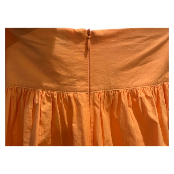 STORETS Dress Stunning Of-On-The Shoulder Orange Dress Shoulders Cutout One Size - Picture 11 of 17